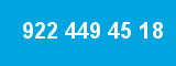 922 449 45 18 922 449 45 18